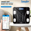 Sonifer Smart Digital Phone App Scale – Electronic Body Fat Scale with LED Display